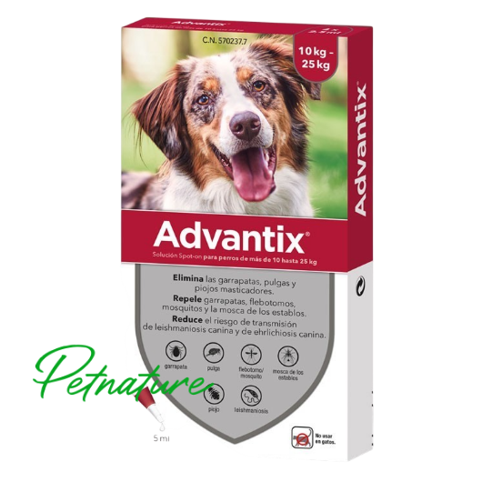 Advantix Perros 10 a 25 kg x 4 unid