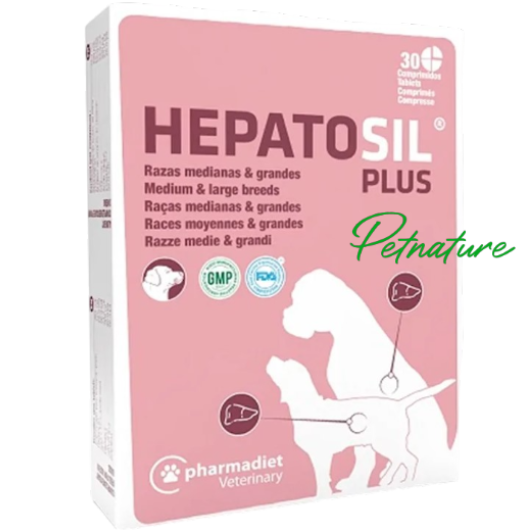 Hepatosil PLUS razas medianas y grandes 30 comp