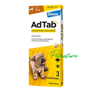 AdTab Perro de 1,3kg - 2,5 kg (3 comp)