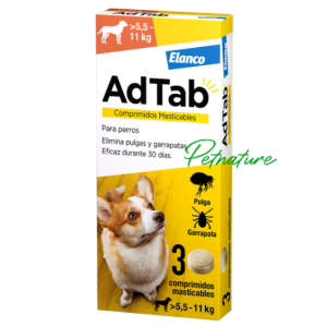 AdTab Perro de 5,5 - 11 kg (3 comp)